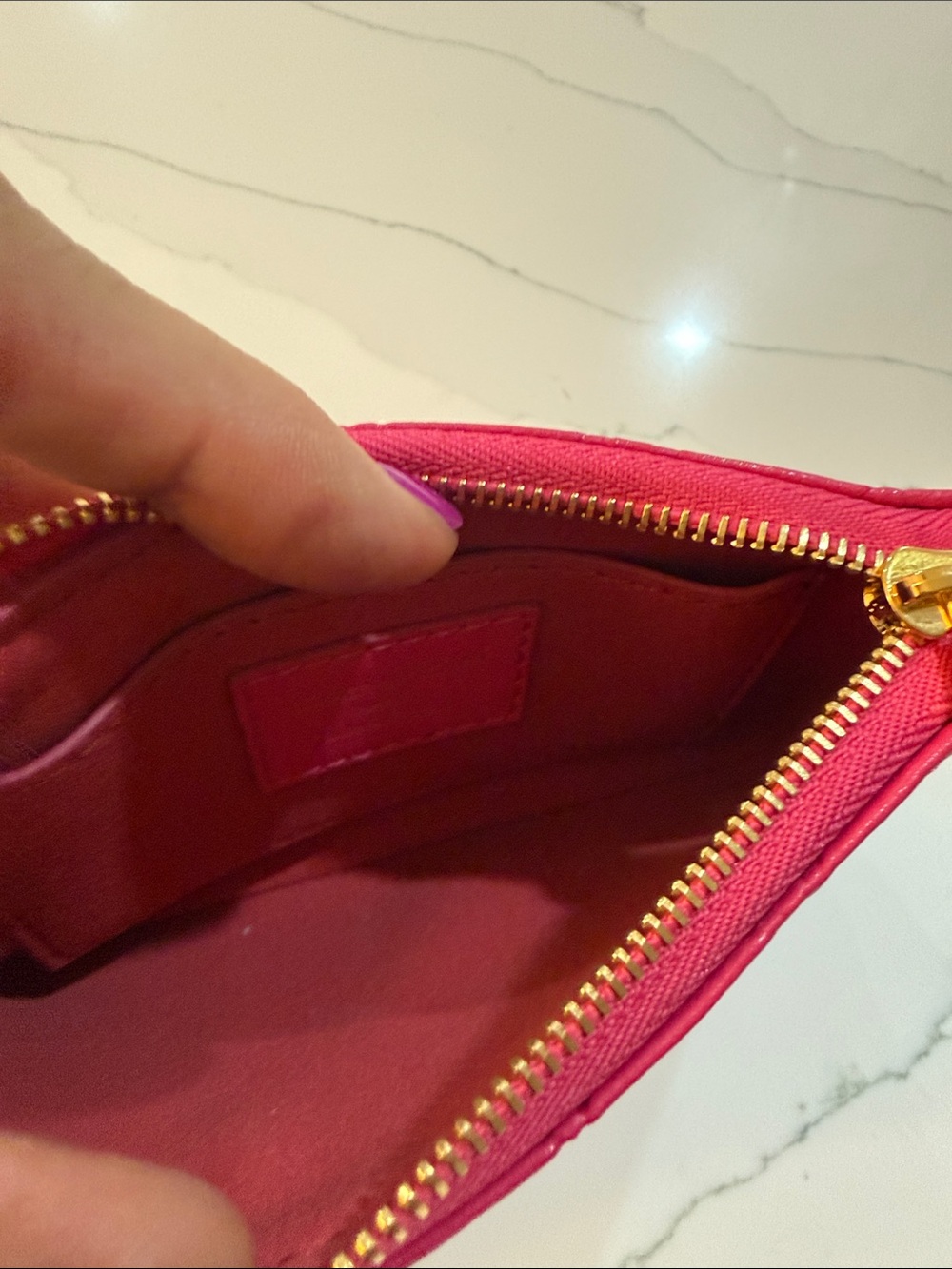 Fuchsia Key Pouch - Picture 3 of 3